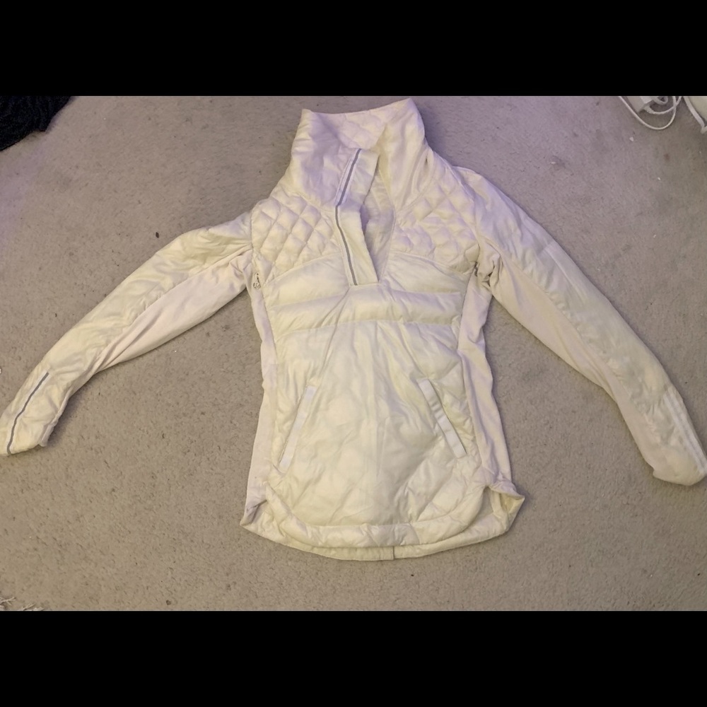 White lululemon jacket